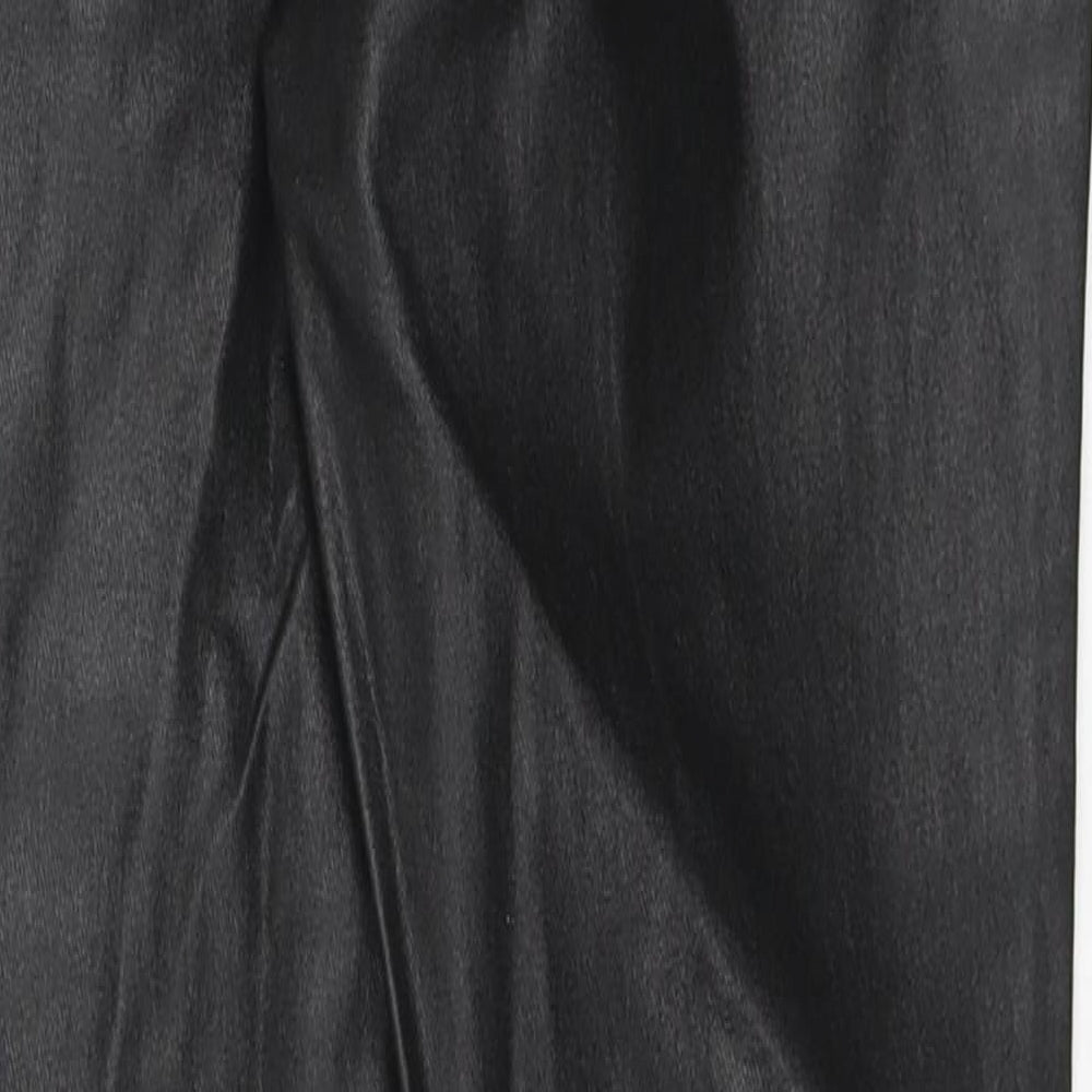 Very Womens Black Viscose Jegging Trousers Size 12 L27 in Regular Zip
