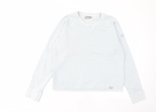 Additional front view of Lee Cooper women’s blue cotton pullover sweatshirt, size XL, pullover - logo