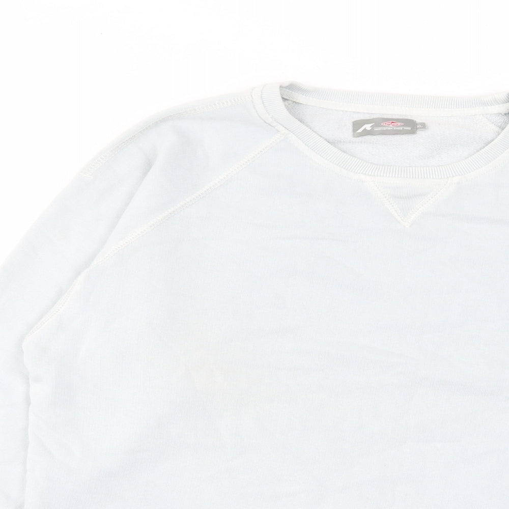 Lee Cooper Womens Blue Cotton Pullover Sweatshirt Size XL Pullover - Logo
