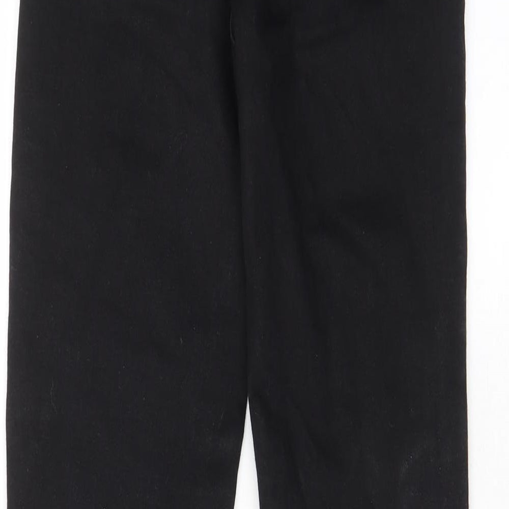 Reclaimed Vintage Womens Black Cotton Bootcut Jeans Size 26 in L29 in Regular Zip - Pockets