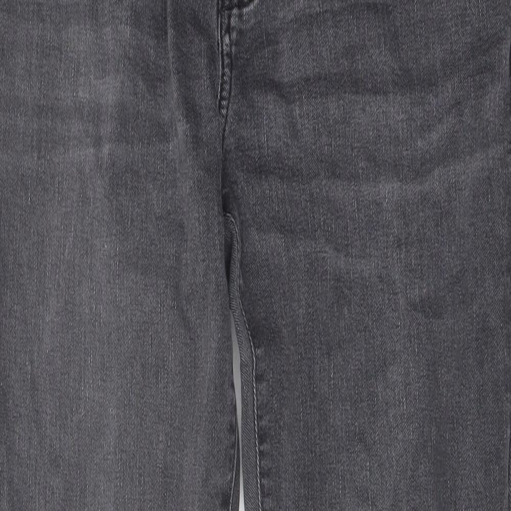Gap Mens Grey Cotton Skinny Jeans Size 30 in L32 in Regular Button