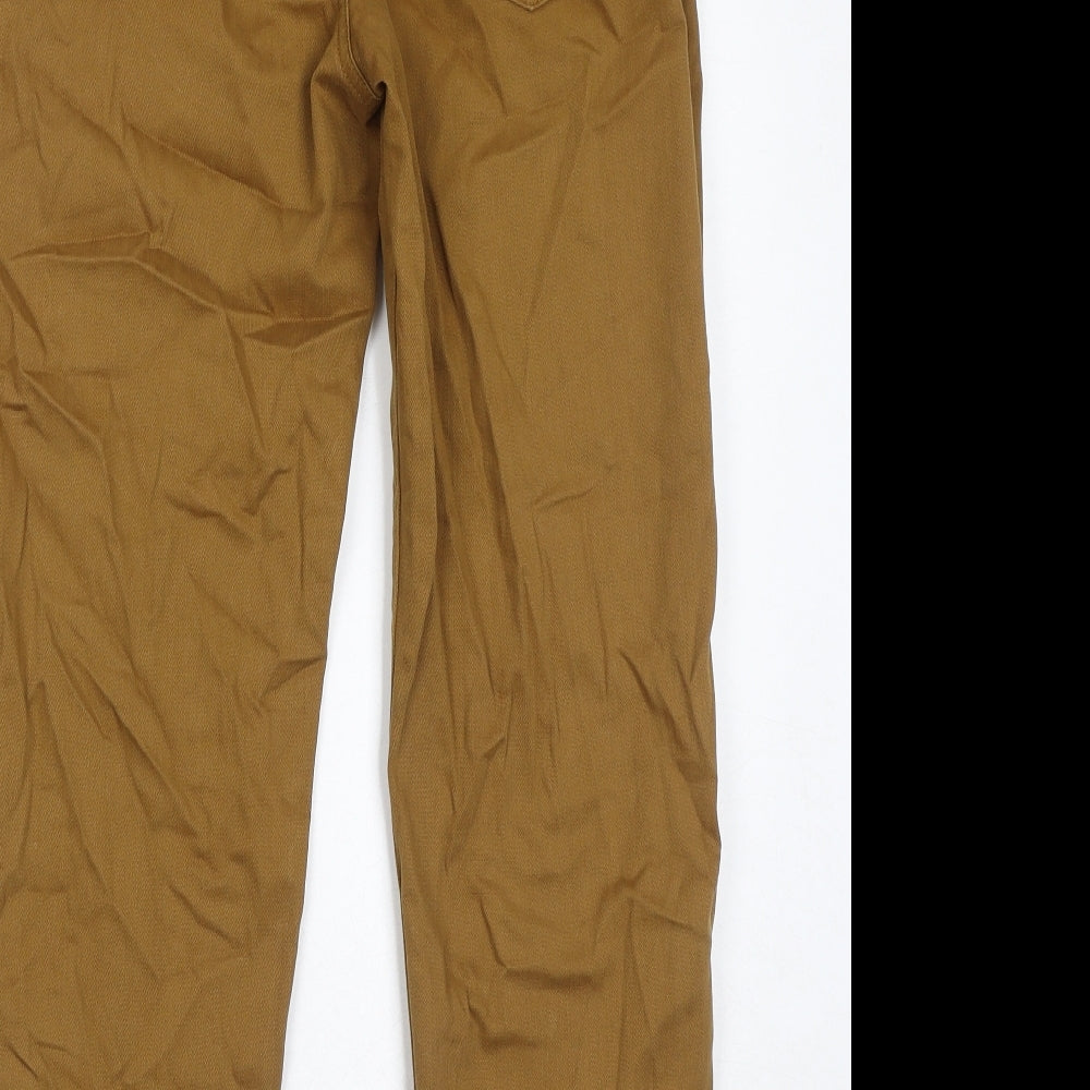 Gap Womens Brown Cotton Mom Jeans Size 4 L27 in Regular Zip