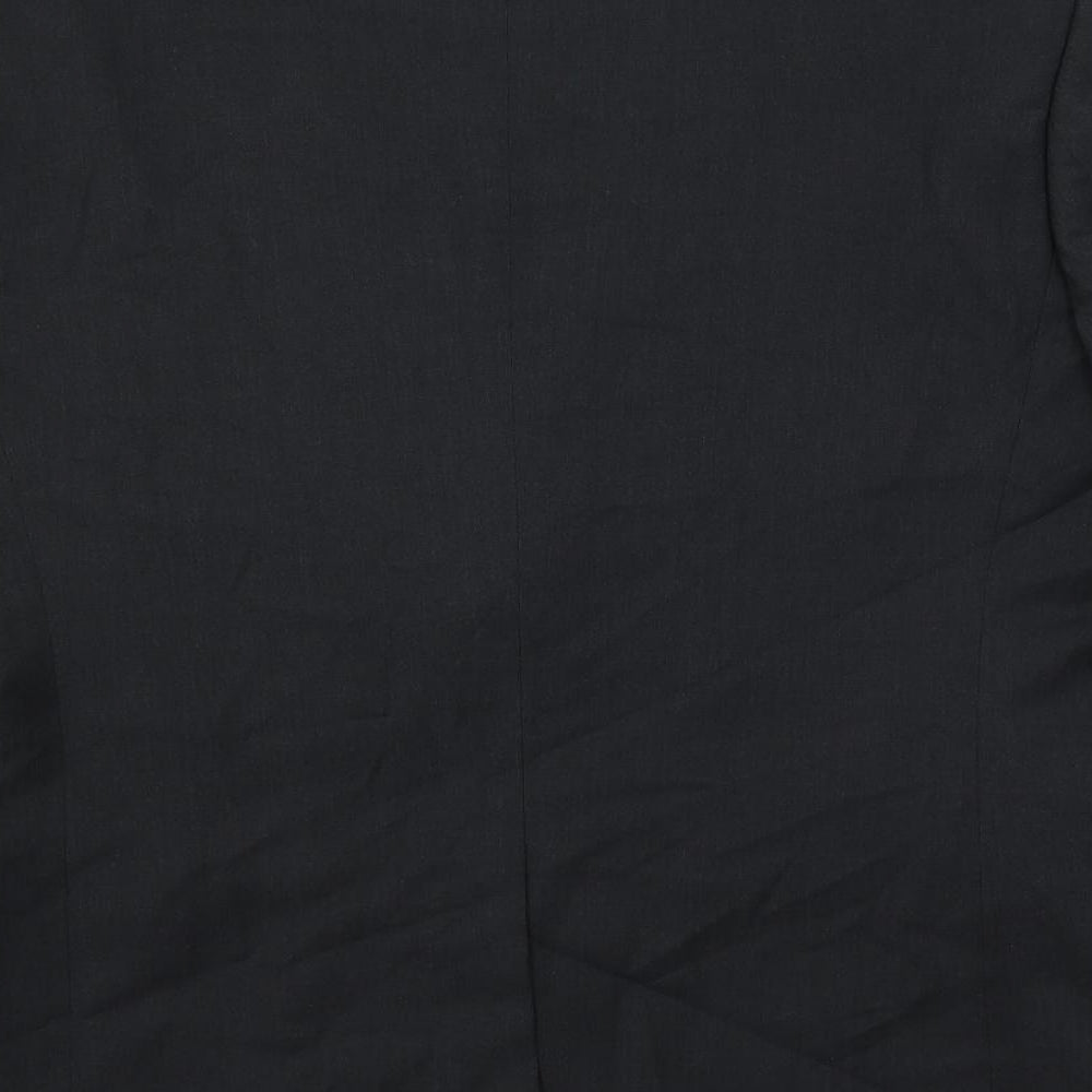 Marks and Spencer Mens Grey Polyester Jacket Suit Jacket Size 44 Regular