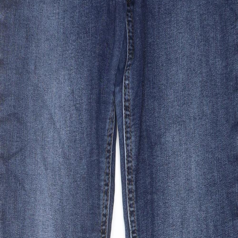 Jack Wills Womens Blue Cotton Skinny Jeans Size 26 in L32 in Regular Button