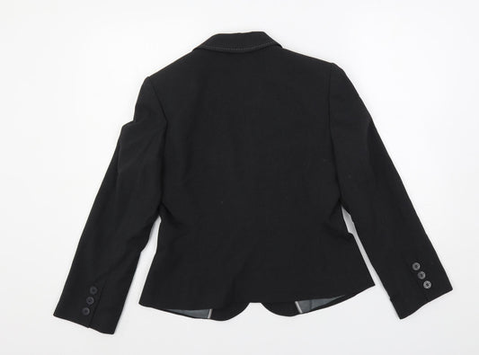 Marks and Spencer Womens Grey Jacket Blazer Size 12 Button