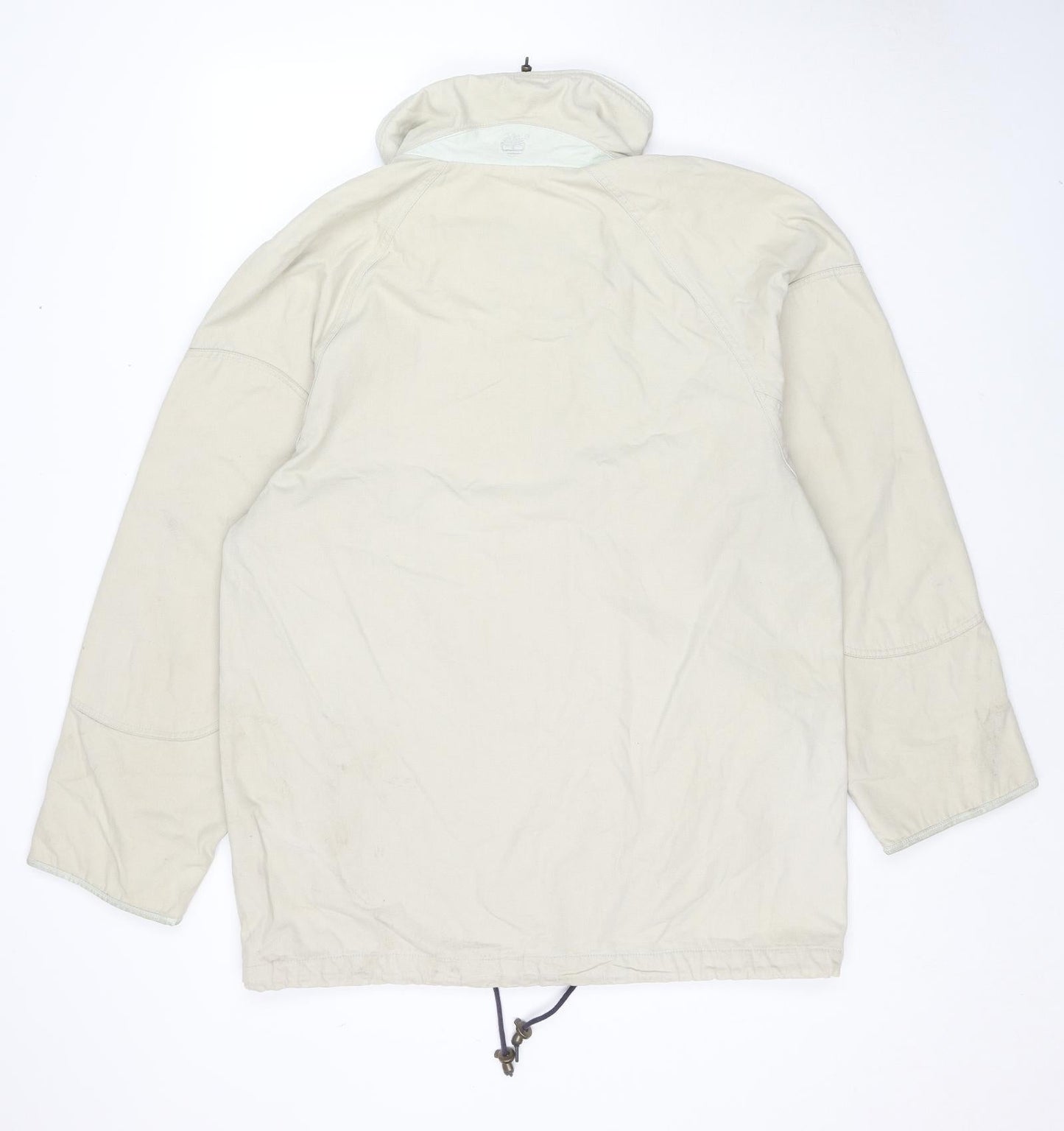 Timberland Mens Beige Bomber Jacket Jacket Size XS Zip