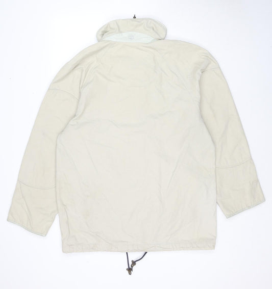 Timberland Mens Beige Bomber Jacket Jacket Size XS Zip