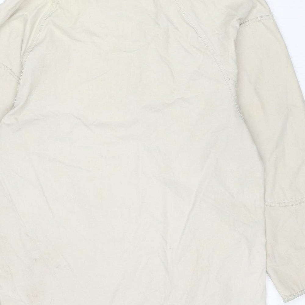 Timberland Mens Beige Bomber Jacket Jacket Size XS Zip