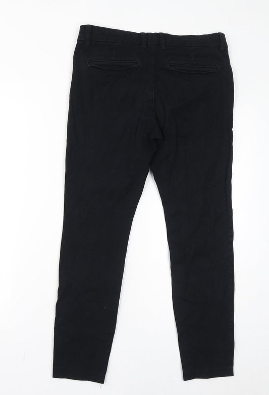 Gap Womens Black Cotton Skinny Jeans Size 6 L27 in Regular Zip