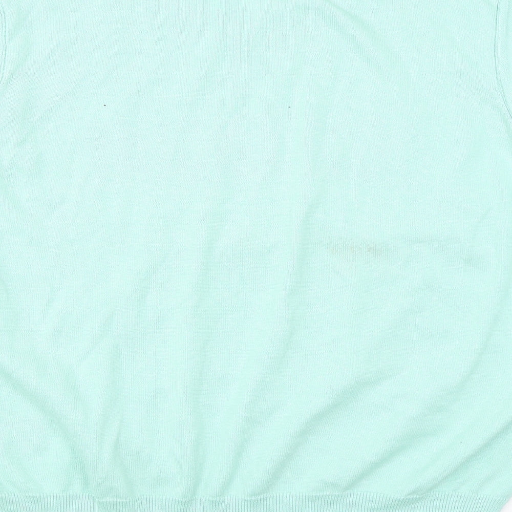 Red Herring Womens Green Round Neck Acrylic Pullover Jumper Size 18 - Dreamer
