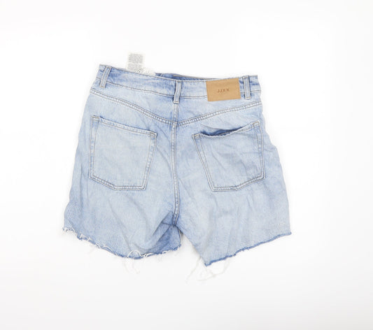 JJXX Womens Blue Cotton Hot Pants Shorts Size 30 in L3 in Regular Button