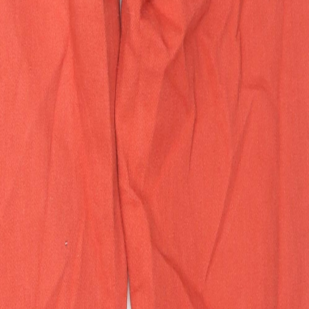 Current/Elliott Womens Orange Cotton Skinny Jeans Size 26 in L28 in Regular Zip