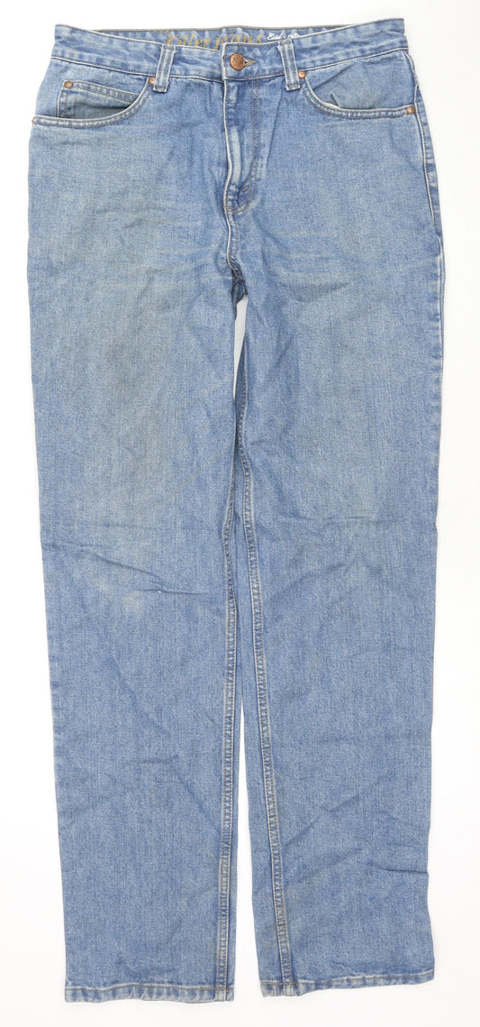 Killer Denim Mens Blue Cotton Straight Jeans Size 34 in L33 in Regular Zip