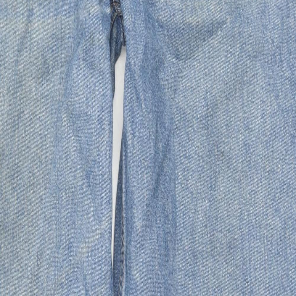 Killer Denim Mens Blue Cotton Straight Jeans Size 34 in L33 in Regular Zip