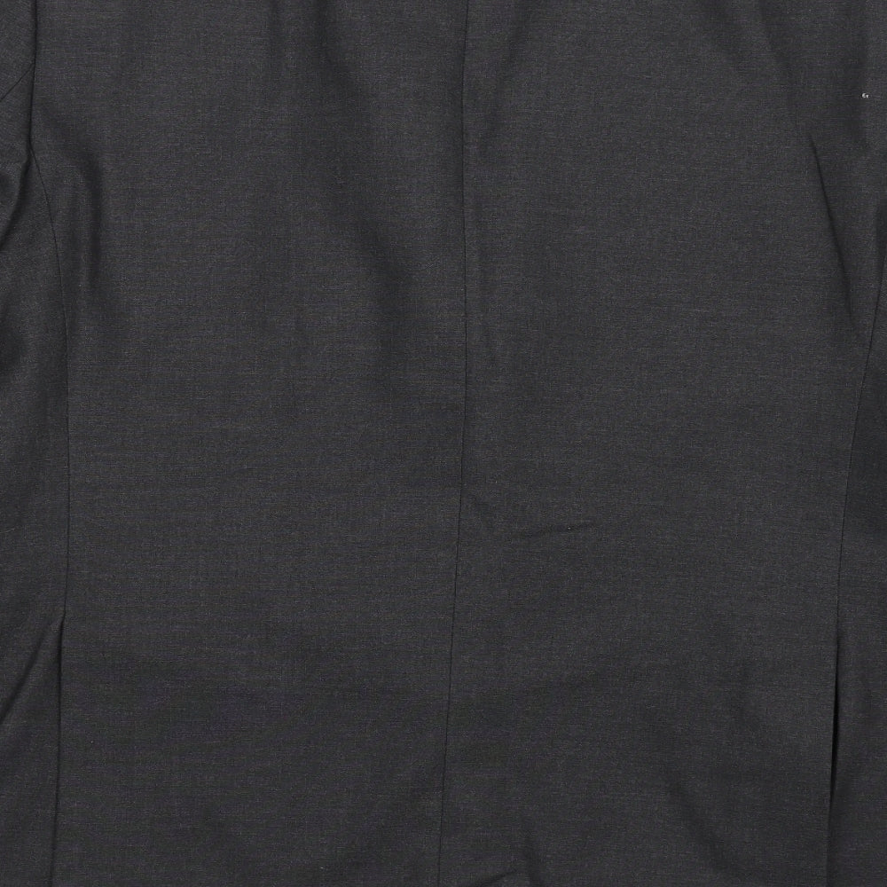 Marks and Spencer Mens Grey Polyester Jacket Suit Jacket Size 44 Regular