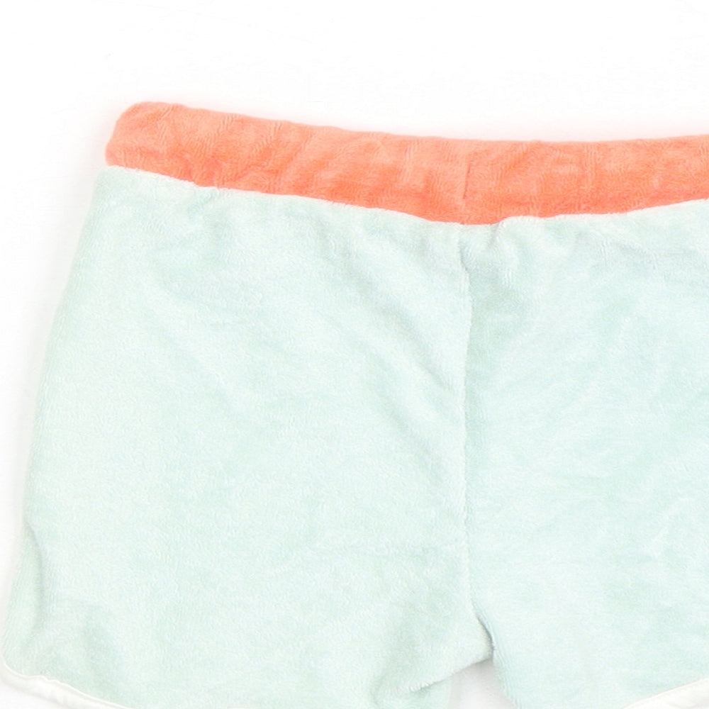 Brand and care label for Marks & Spencer Baby Green Cotton sweatpants, Months Drawstring - The Future Is Ours Elasticated