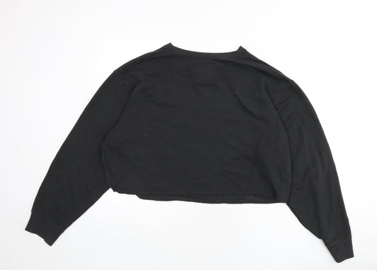 Womens UK L Regular Hollister Grey Pullover Sweatshirt