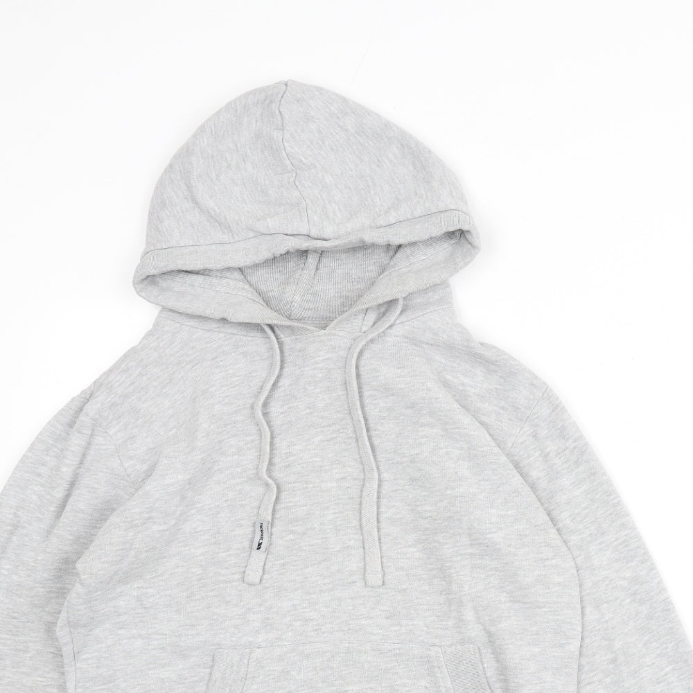 Tresspass Womens Grey Cotton Pullover Hoodie Size S Pullover