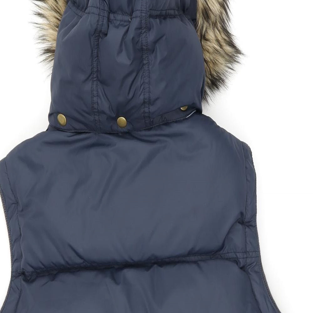 Jack Wiils Womens Blue Gilet Jacket Size 14 Zip