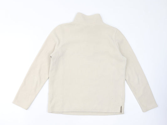 TIGI Womens Ivory Polyester Pullover Sweatshirt Size 10 Pullover - Size 10-12