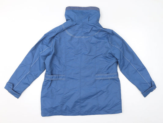 PACO Womens Blue Jacket Size L Zip