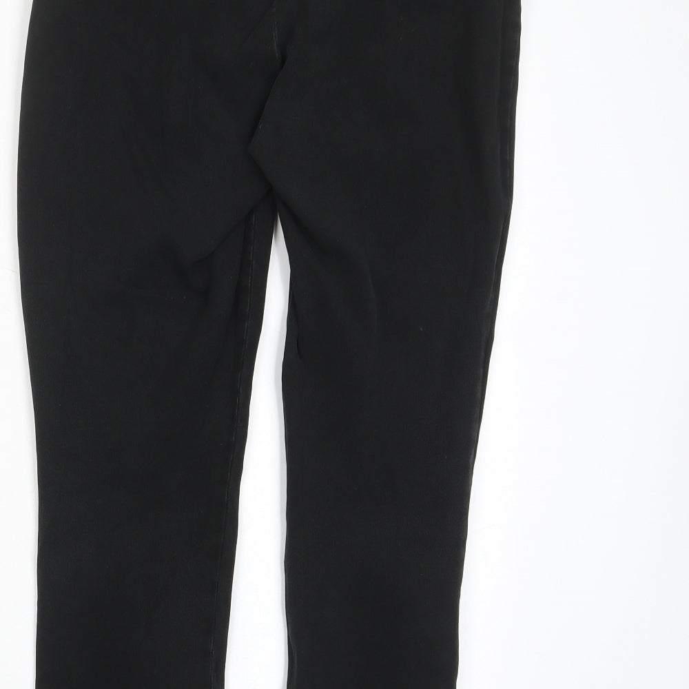 Gap Womens Black Cotton Capri Jeans Size 12 L23 in Regular Zip - Ankle zip