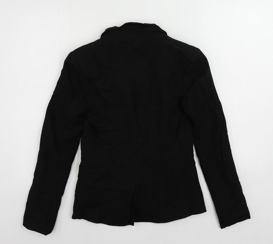ASOS Womens Black Jacket Blazer Size 6 Button