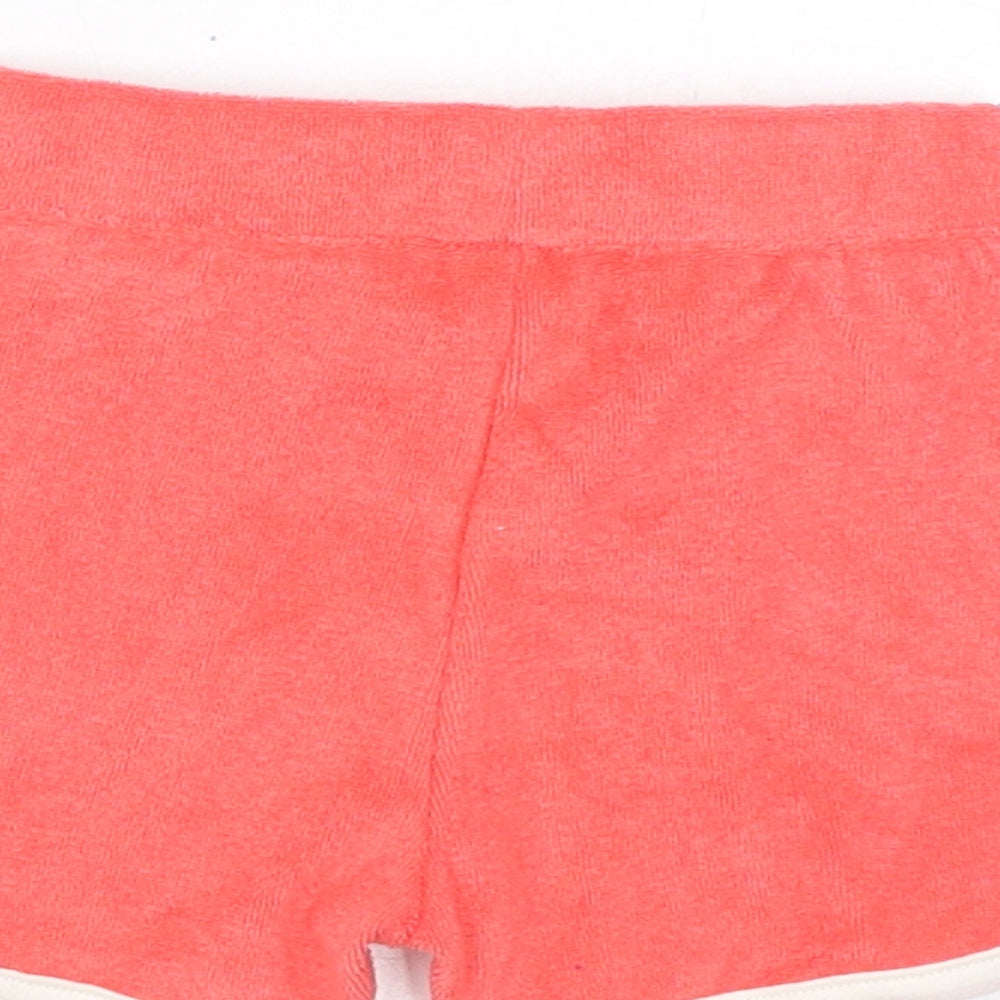 Brand and care label for Marks & Spencer boys’ pink cotton cropped trousers, months drawstring - harry potter, inside leg 2in