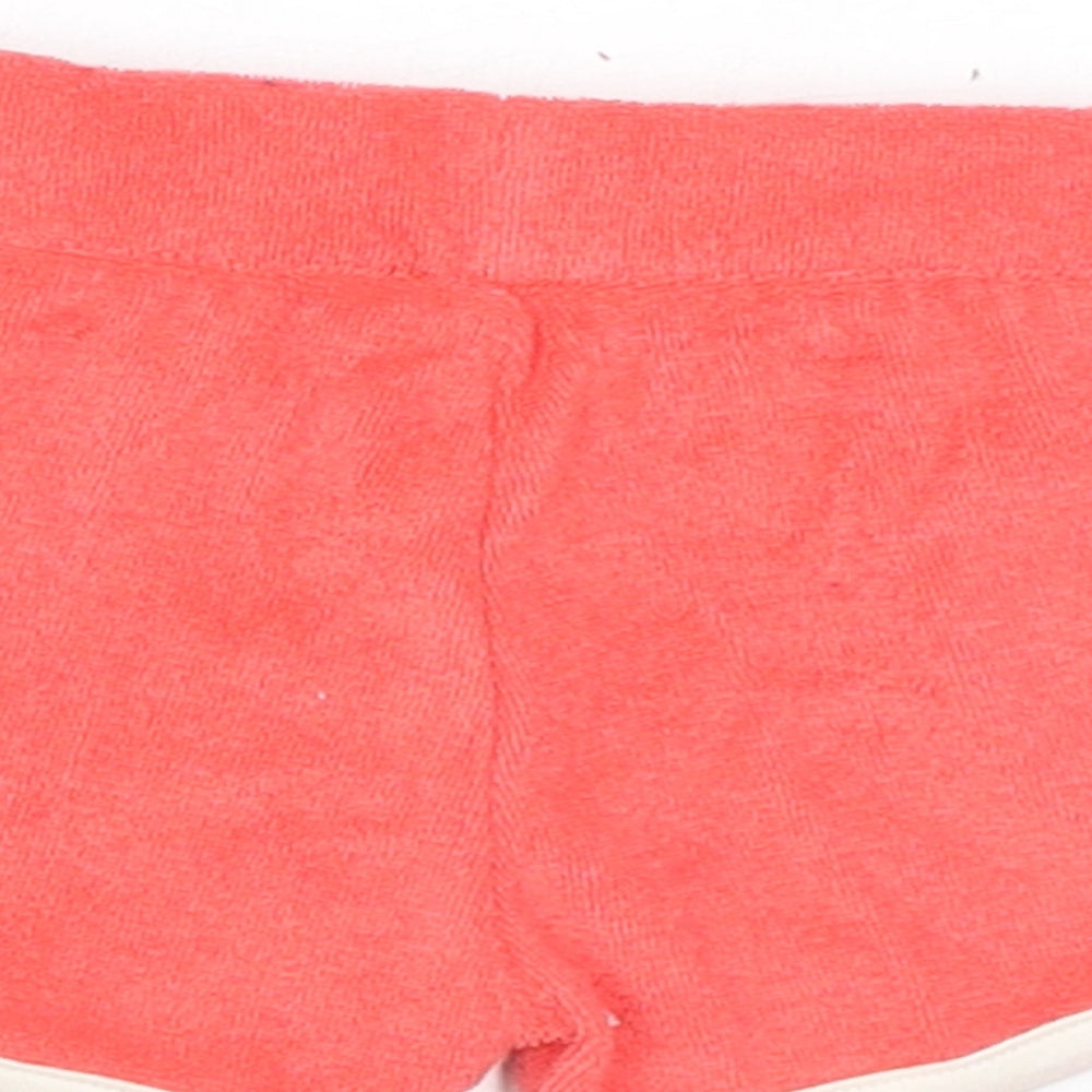 Brand and care label for Marks & Spencer boys’ red cotton cropped trousers, months drawstring - harry potter, inside leg 2in