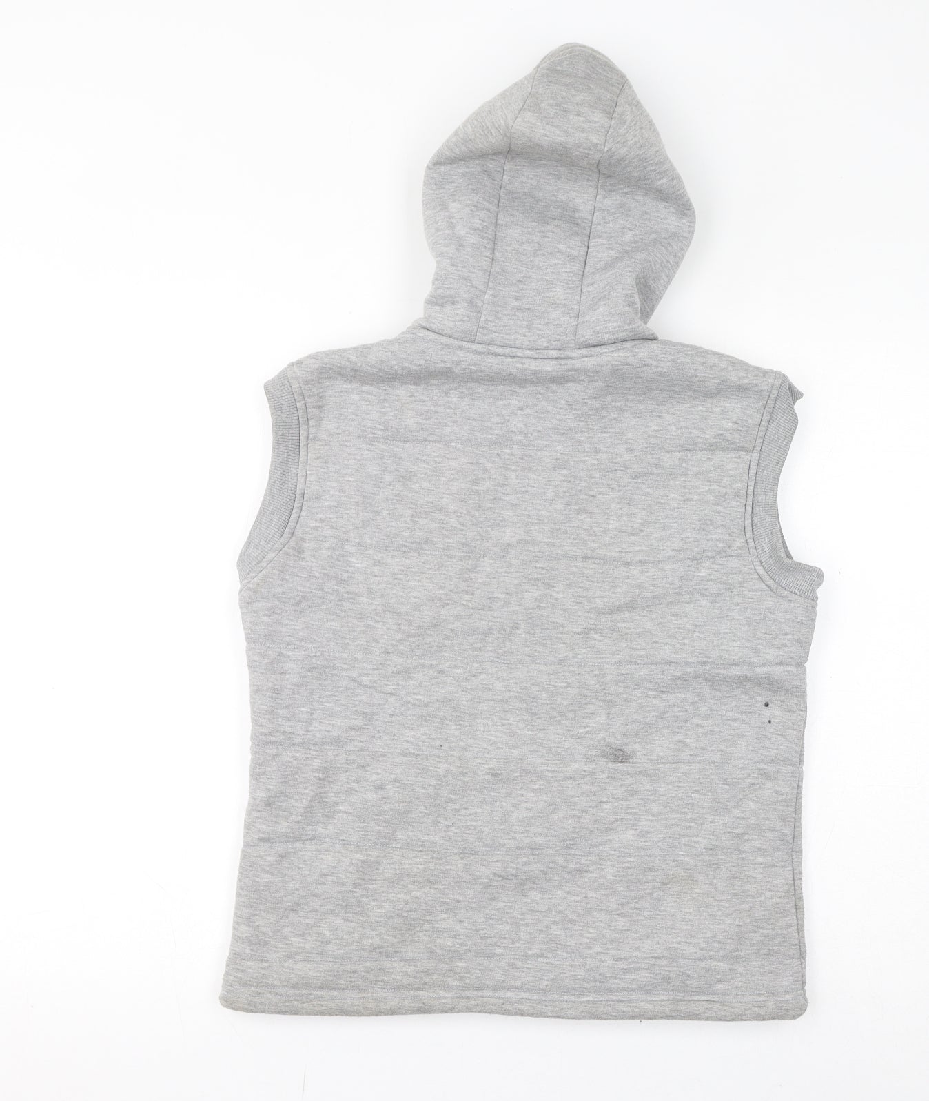 Hollister Womens Grey Gilet Jacket Size L Zip - 1922, Fleece Lined