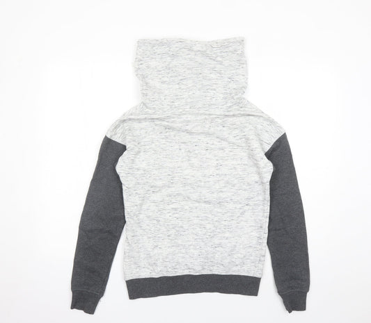 Reebok Mens Grey Cotton Pullover Sweatshirt Size XS