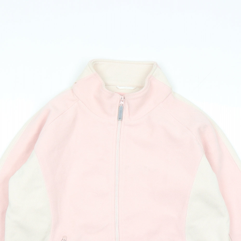 Jack Murphy Womens Pink Jacket Size 16 Zip - Pockets