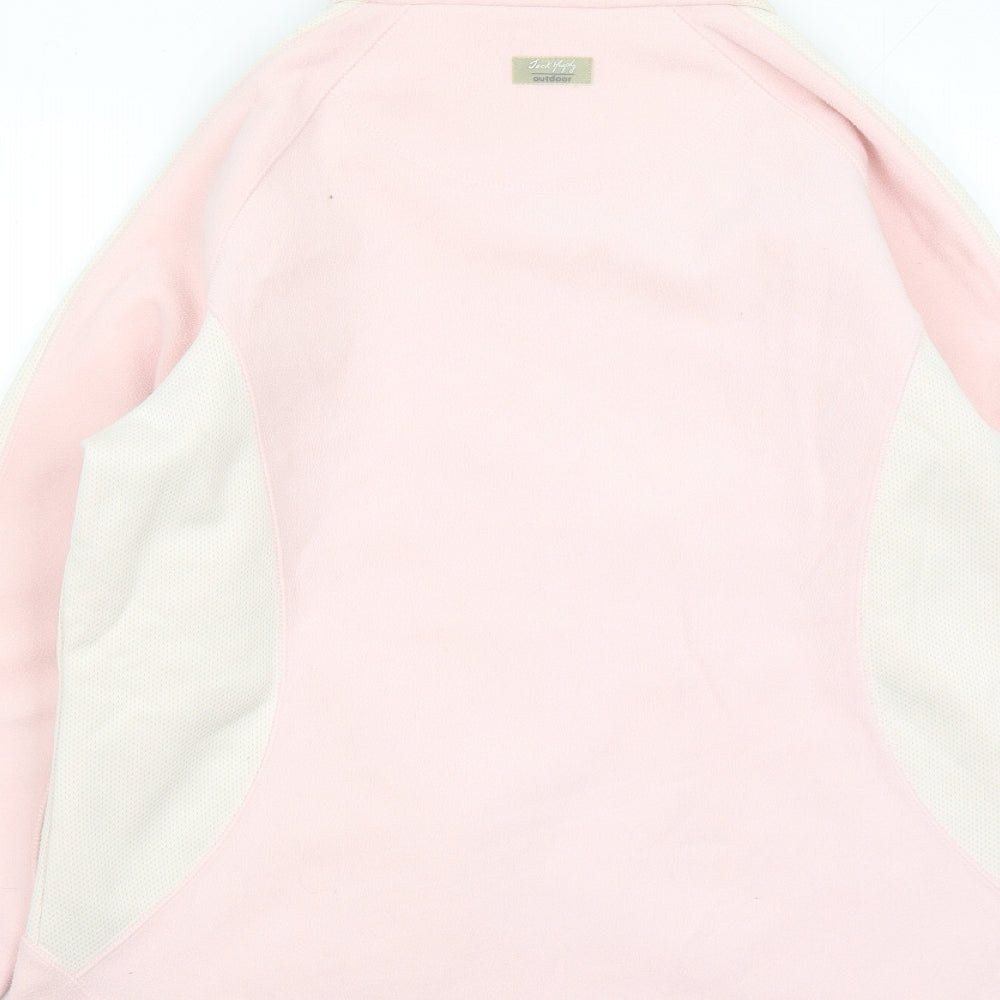 Jack Murphy Womens Pink Jacket Size 16 Zip - Pockets