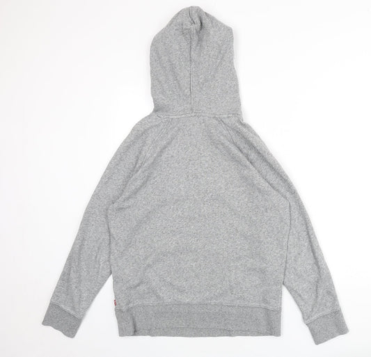 Levi's Mens Grey Cotton Pullover Hoodie Size XS