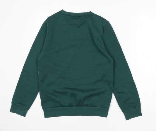 Disney Womens Green Polyester Pullover Sweatshirt Size 6 Pullover - Size 6-8, Mickey Mouse