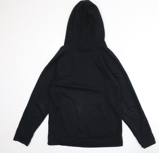 Jordan Mens Black Cotton Pullover Hoodie Size M