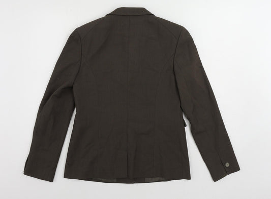 Episode Womens Brown Jacket Blazer Size 8 Button