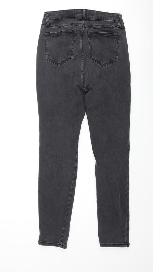 Daily Ritual Womens Grey Cotton Skinny Jeans Size 28 in L28 in Regular Zip