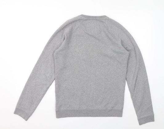Jack Wills Womens Grey Cotton Pullover Sweatshirt Size XS Pullover - Logo, Salcombe Devon