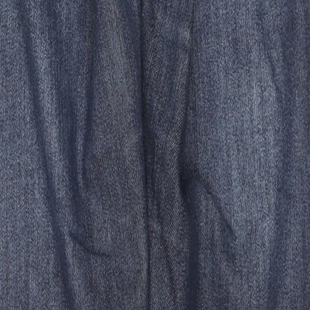 Pieces Womens Blue Cotton Skinny Jeans Size XS L31 in Regular Zip - Size XS/S