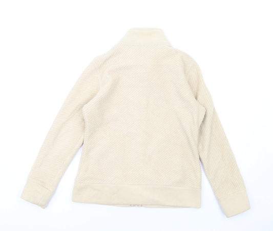 Marks and Spencer Womens Beige Jacket Size 10 Zip
