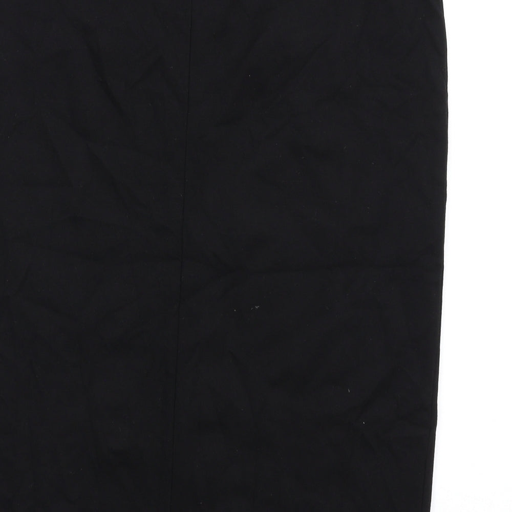 Debenhams Womens Black Viscose Straight & Pencil Skirt Size 16
