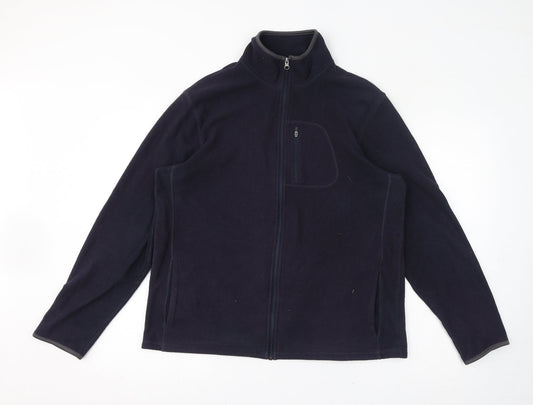 Marks & Spencer Mens Blue Jacket Size M Zip
