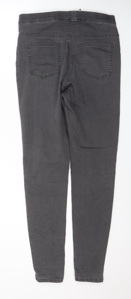 Marks and Spencer Womens Green Cotton Jegging Jeans Size 12 L28 in Regular