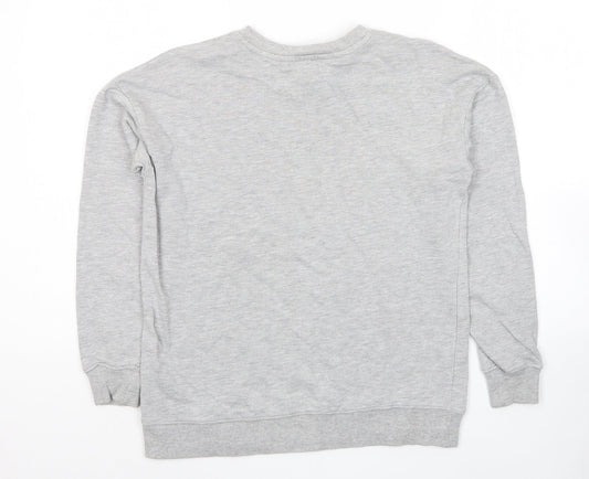 ASOS Womens Grey Cotton Pullover Sweatshirt Size 6 Pullover