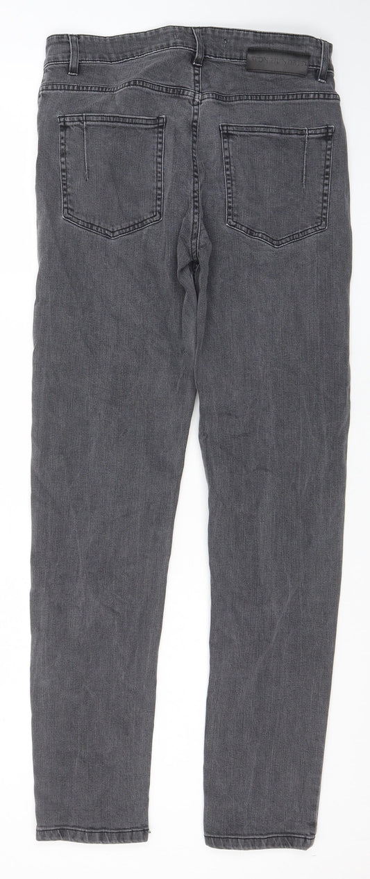 Won Hundred Womens Grey Cotton Skinny Jeans Size 29 in L32 in Regular Zip