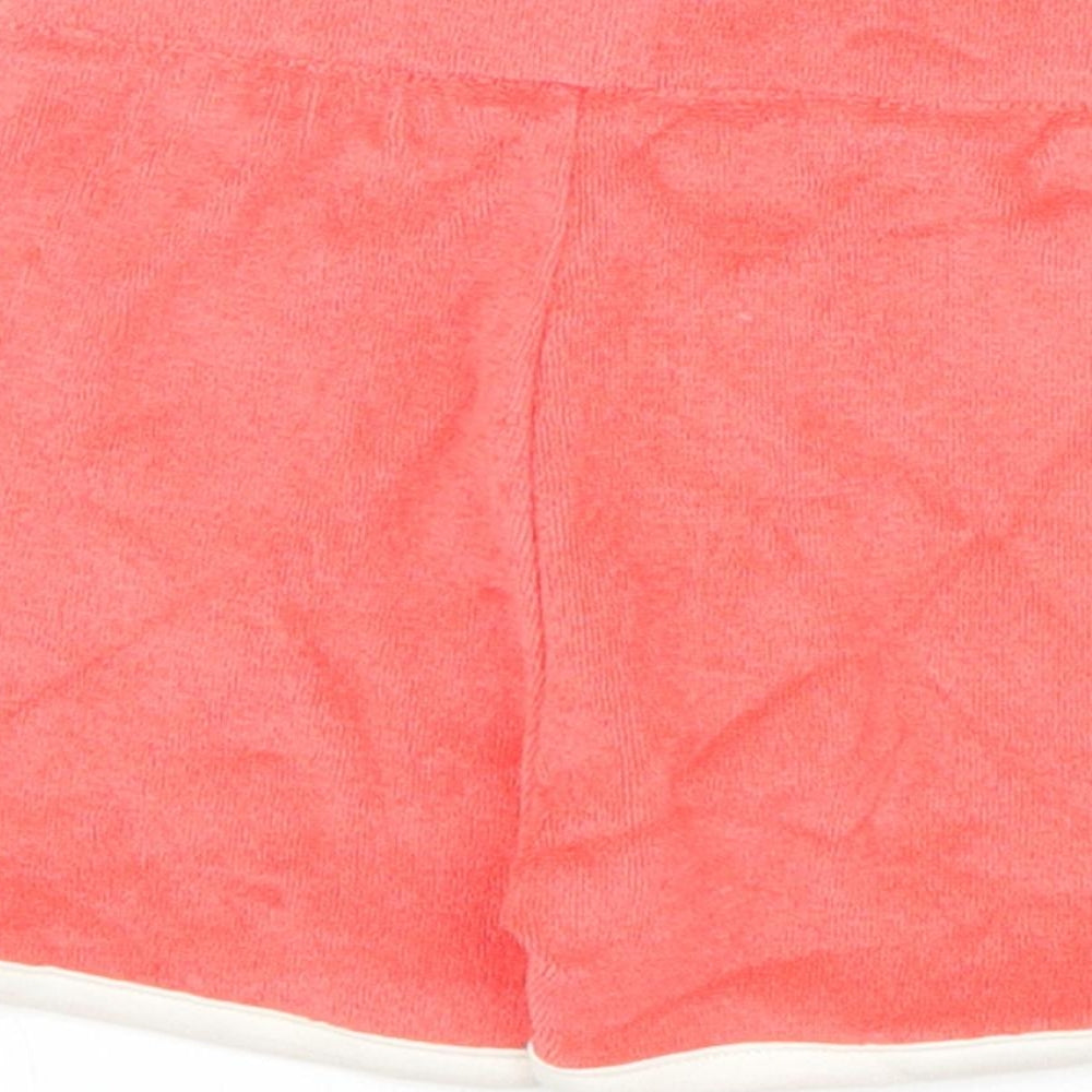 Brand and care label for Marks & Spencer girls’ red cotton cropped trousers, size 6-9, months pullover - shorts, harry potter