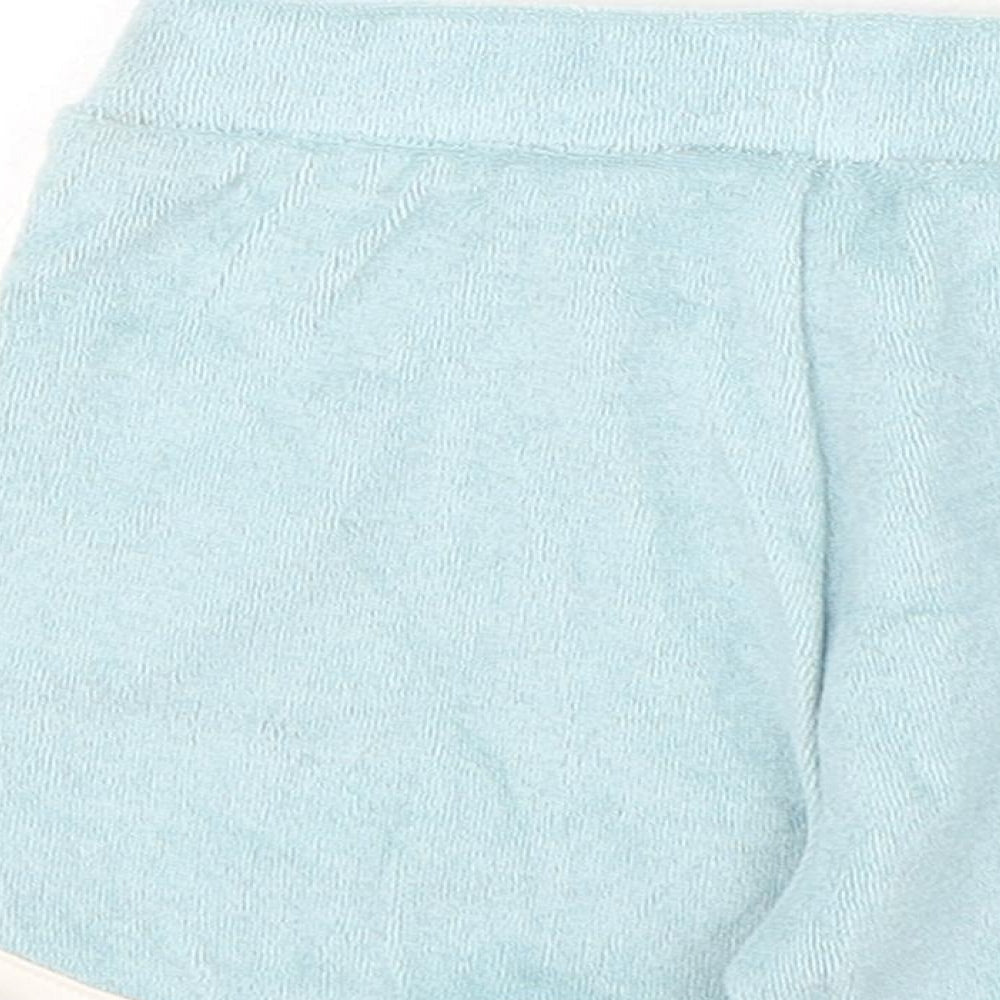 Brand and care label for Marks & Spencer girls’ blue cotton cropped trousers, months pullover - shorts, harry potter