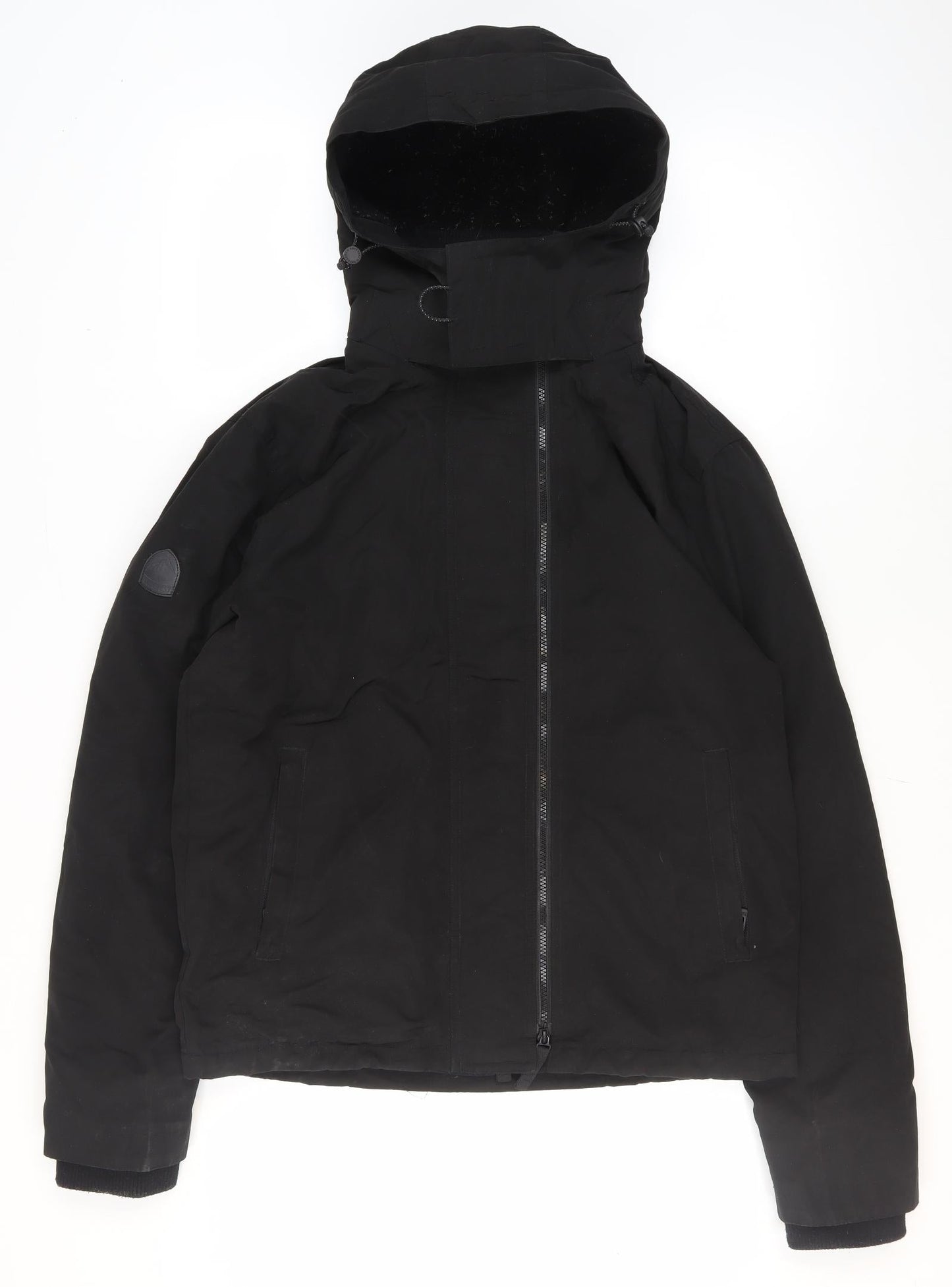 Superdry Women's Black L Hooded Puffer Jacket