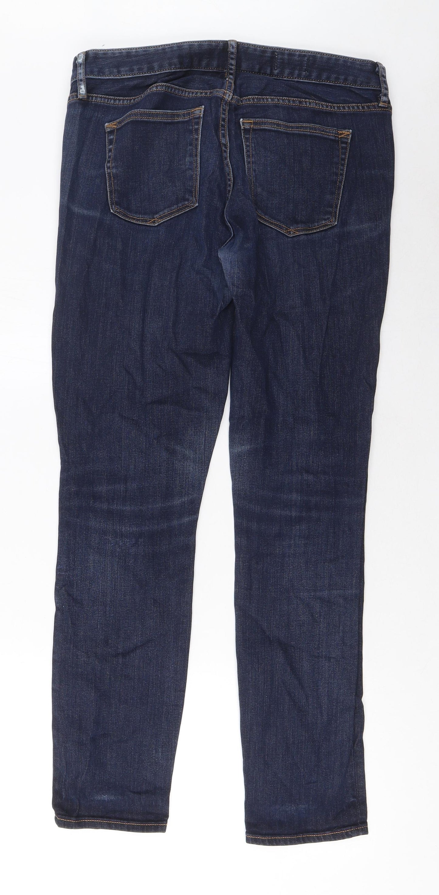 Gap Mens Blue Cotton Skinny Jeans Size 30 in L30 in Regular Zip - Pockets